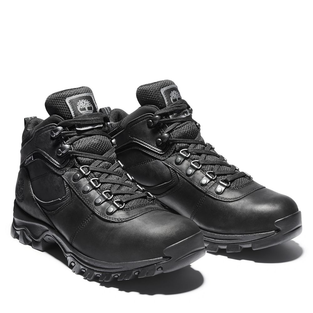 Timberland Παπούτσια Πεζοπορίας Ανδρικα Μαυρα - Mt. Maddsen Mid Waterproof - Greece 7936154-AR